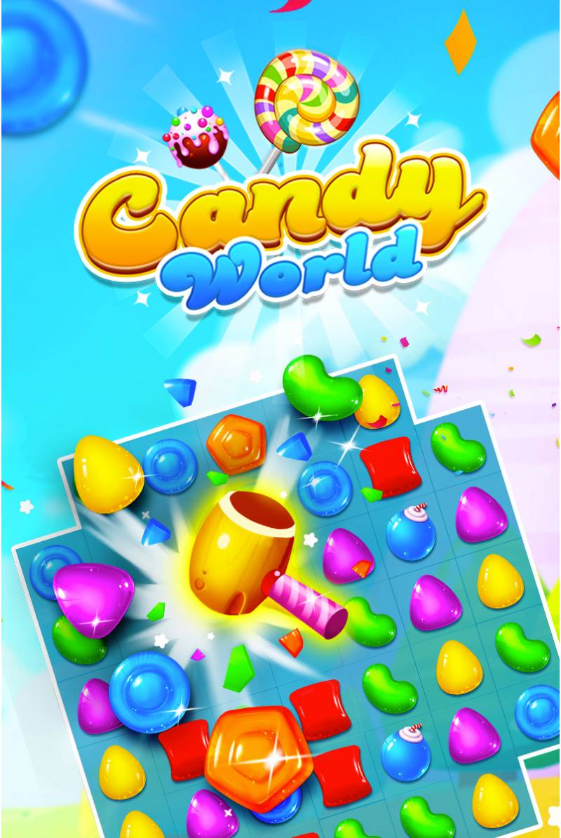 Candy World : Match3 Mania